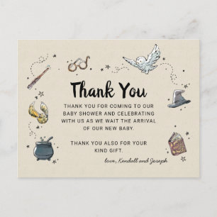 Carte Postale Harry Potter   MERCI BABY SHOWER