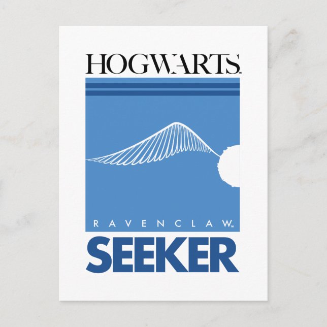 Carte Postale Harry Potter | RAVENCLAW™ House Quidditch Seeker (Devant)