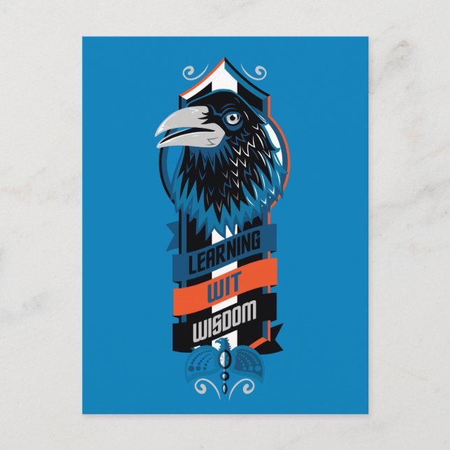 Carte Postale Harry Potter| RAVENCLAW™ Maison Sigil (Devant)