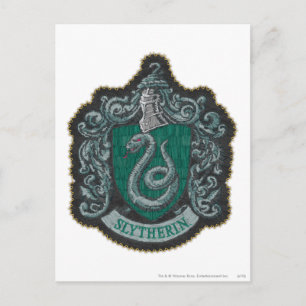 Carte Postale Harry Potter Retro Mighty Slytherin Crest