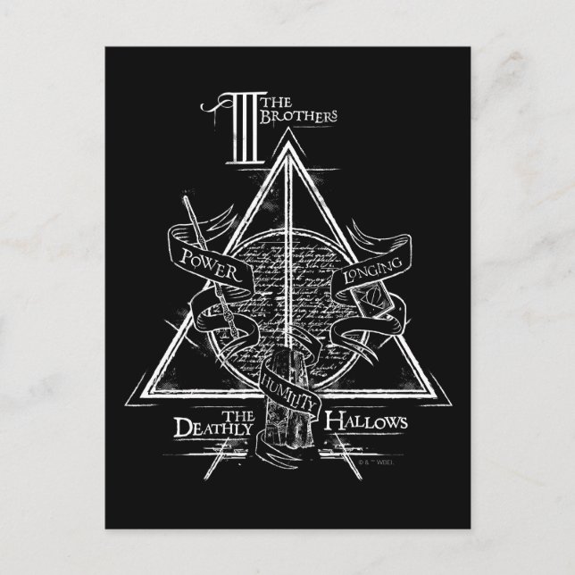 Carte Postale Harry Potter Spell | HAUTEUR DE MORT Graphique (Devant)