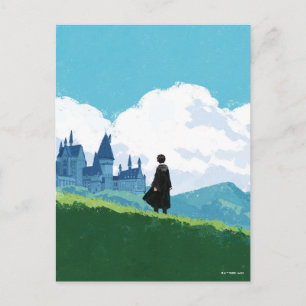 Carte Postale HARRY POTTER™ Surplombant le château HOGWARTS™
