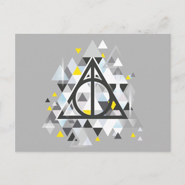 Carte Postale Harry Potter | Symbole géométrique des Reliques de (Devant)