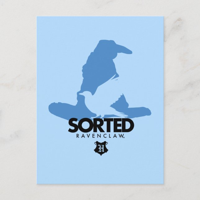 Carte Postale Harry Potter | Trié dans la maison RAVENCLAW™ (Devant)