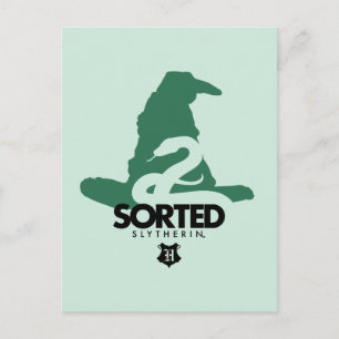 Carte Postale Harry Potter   Trié dans la maison SLYTHERIN™