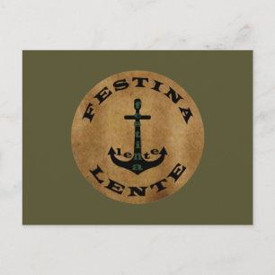 Carte Postale Hâte-toi lentement