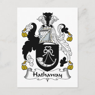 Carte Postale Hathaway Family Crest