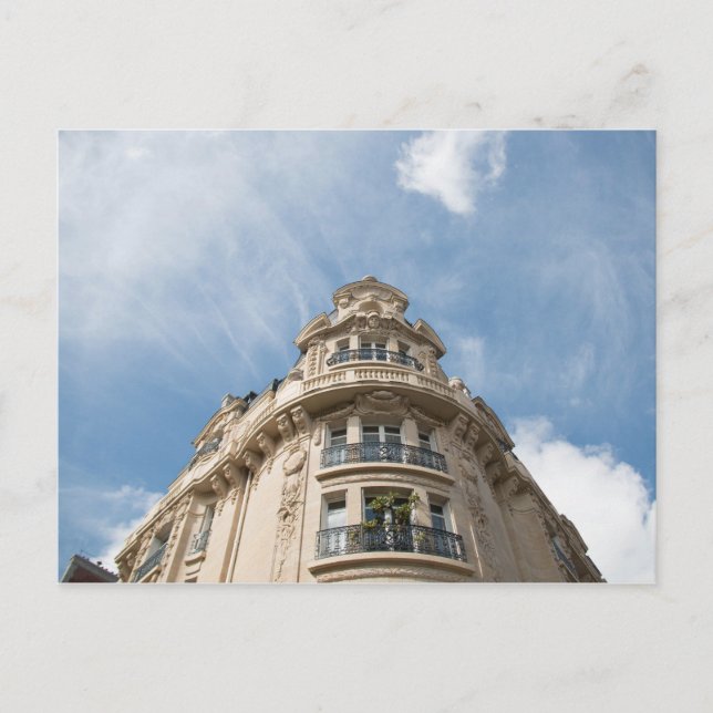 Carte Postale Haussmann Building Corner, Paris (Devant)