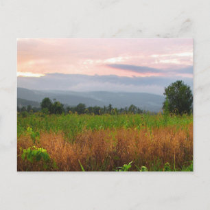 Carte Postale Haut de la colline au coucher du soleil