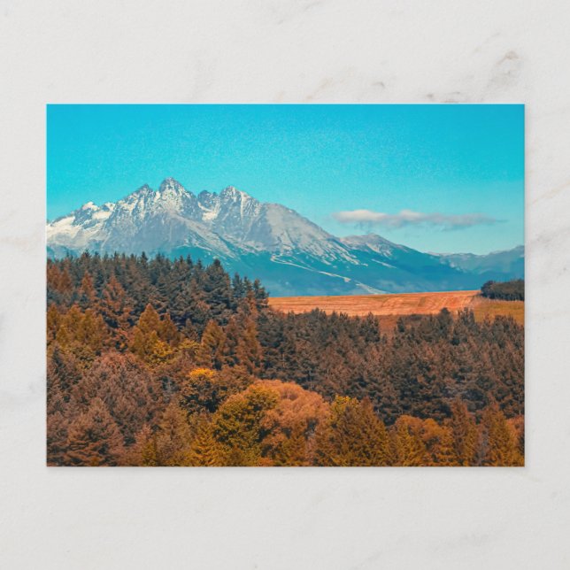 Carte Postale Hautes montagnes du Tatra (Devant)