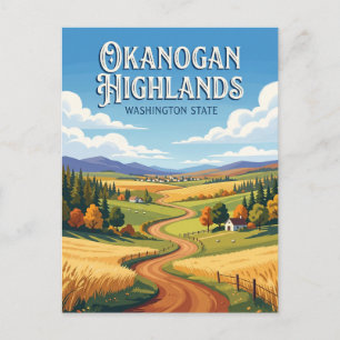 Carte Postale Hautes terres d'Okanogan États-Unis