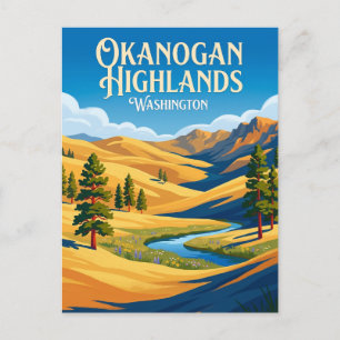 Carte Postale Hautes terres d'Okanogan États-Unis