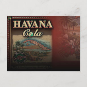 Carte postale Havana Cola
