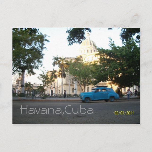 Carte Postale Havane, Cuba (Devant)