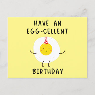 Carte Postale have an eggcellent birthday funny birthday