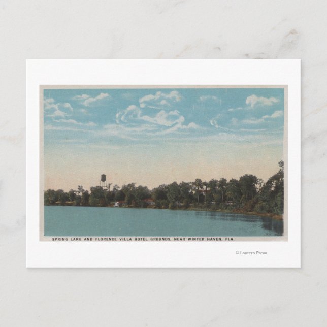 Carte Postale Haven d'hiver, Floride - Vue sur l'eau du printemp (Devant)