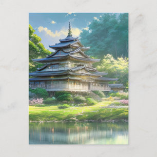 Carte Postale Havre d'été, Villa en bois