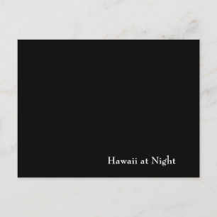 Carte Postale Hawaï la nuit