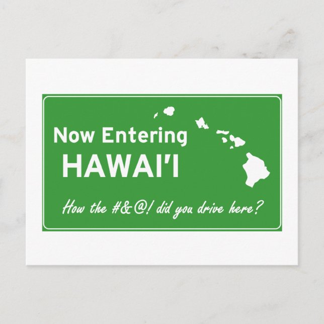 Carte Postale Hawaii (Devant)