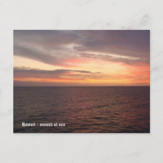 Carte Postale hawaii 2008 (394), Hawaii - coucher de soleil en m