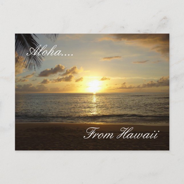 Carte Postale Hawaii Beach 3, Aloha...., De Hawaii (Devant)