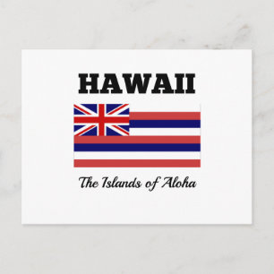 Carte Postale Hawaii, Drapeau et Devise