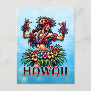 Carte Postale Hawaii   Hawaiian Hula Dancer