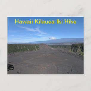 Carte Postale Hawaii Kilauea Iki Randonnée