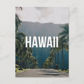 Carte Postale Hawaii Tropical Palm Trees Aesthetic