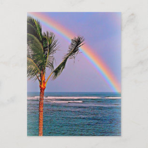 Carte Postale Hawaiian Rainbow postcard