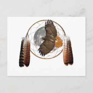 Carte Postale Hawk Moon
