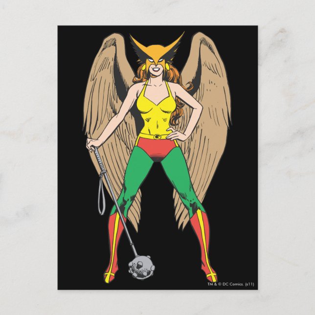 Carte Postale Hawkwoman (Devant)