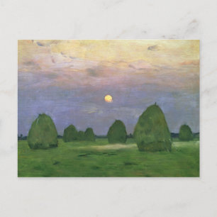 Carte Postale Hayricks à Dusk, 1899