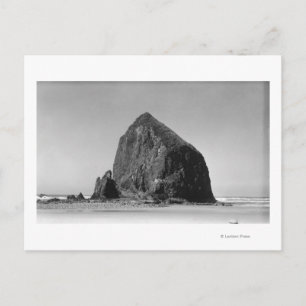 Carte Postale Haystack Rock à Cannon Beach, Oregon Photographie