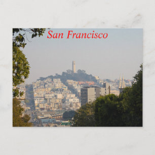 Carte Postale Hazy Coit Tower, San Francisco, Californie