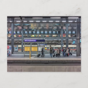 Carte Postale Hbf, Station, Berlin, Allemagne