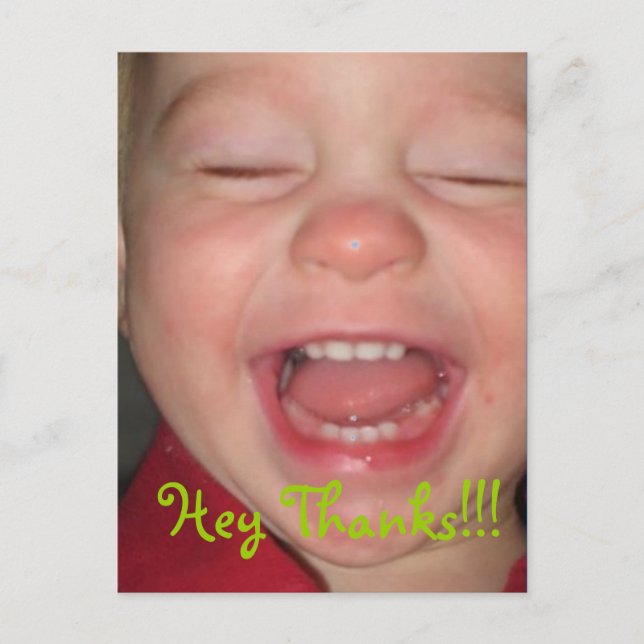 Carte Postale Hé Merci!!! (Devant)