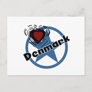 Carte Postale Heart Danemark