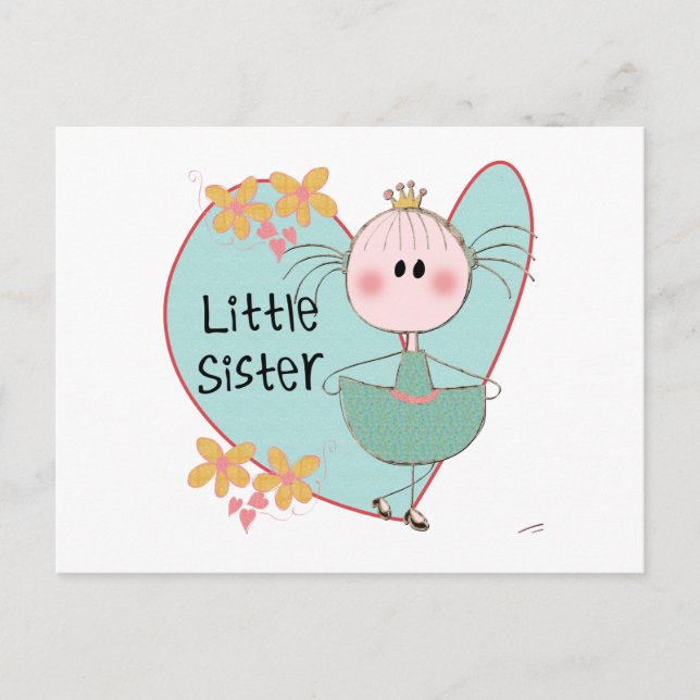 Carte Postale Heart Little Sister (Devant)