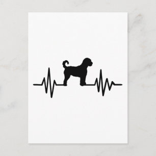 Carte Postale Heartbeat Labradoodle