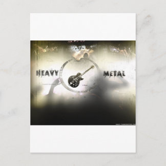 Carte Postale Heavy metal