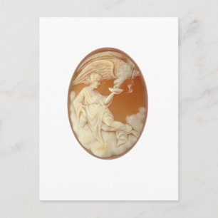 Carte Postale Hebe Nourrir l'aigle de Zeus Postcard