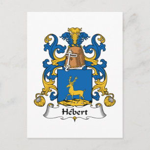 Carte Postale Hebert Family Crest