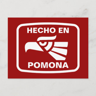 Carte Postale Hecho en Pomona personalizado personnalisé