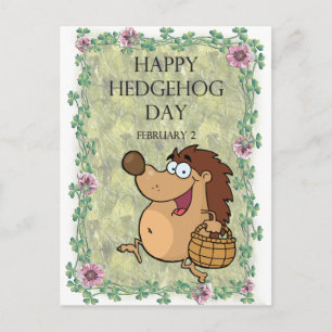 Carte Postale Hedgehog Day 2 février