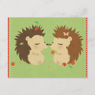 Carte postale Hedgehog Love