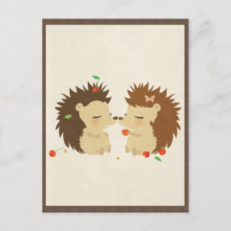Carte postale Hedgehog Love (Look II)
