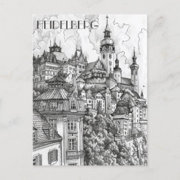 Carte Postale Heidelberg Allemagne