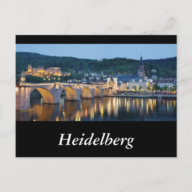 Carte Postale Heidelberg Panorama (Devant)