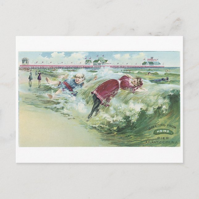 Carte Postale Heinz Pier Atlantic City, NJ (Devant)